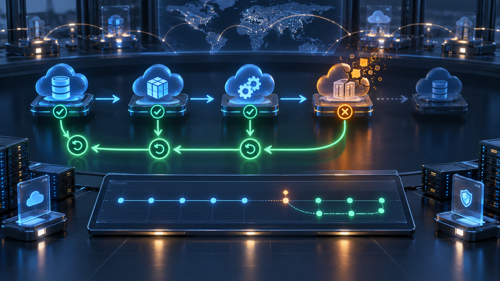 Compensating Transactions for AI Agents: Undo Multi-Step Failures Safely