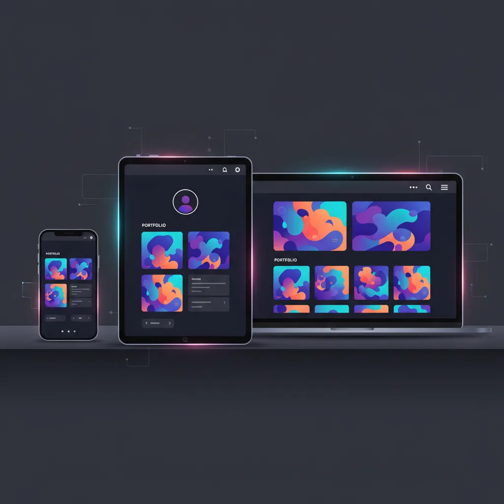 Final portfolio website preview