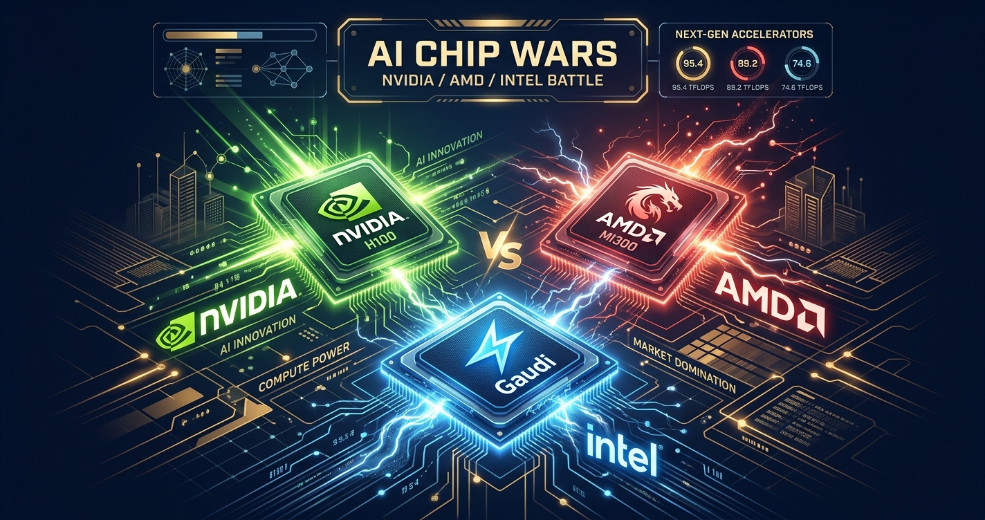 AI Chip Wars: NVIDIA vs AMD vs Intel vs Custom Silicon — Who's Actually Winning?