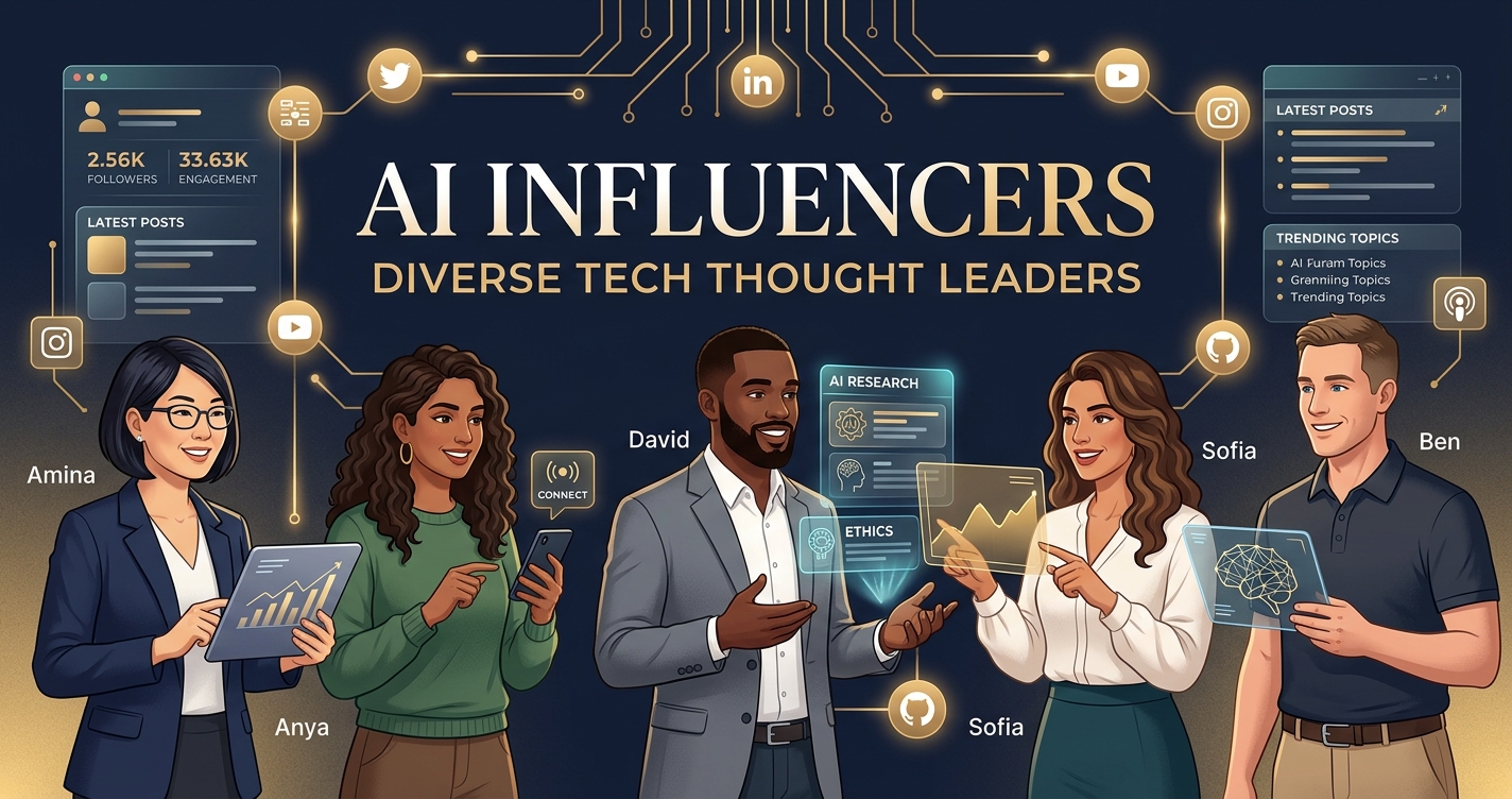 AI Influencers Actually Worth Following in 2026 (No Hype Bros Allowed)