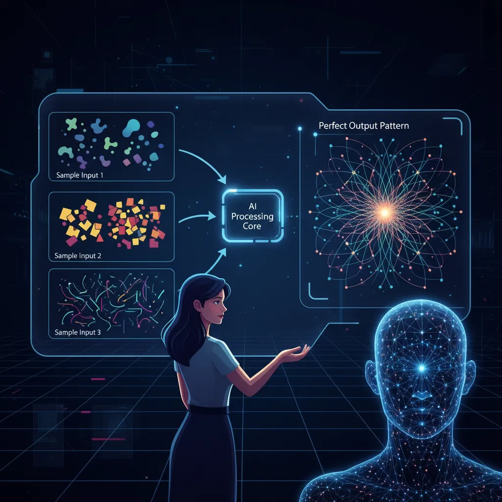 Few-shot prompting example